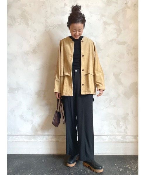 BEARDSLEY（ビアズリー）の「トロミベイカーパンツ（その他パンツ・レディース・カーキ/ブラック・FREE）」の15枚目の写真