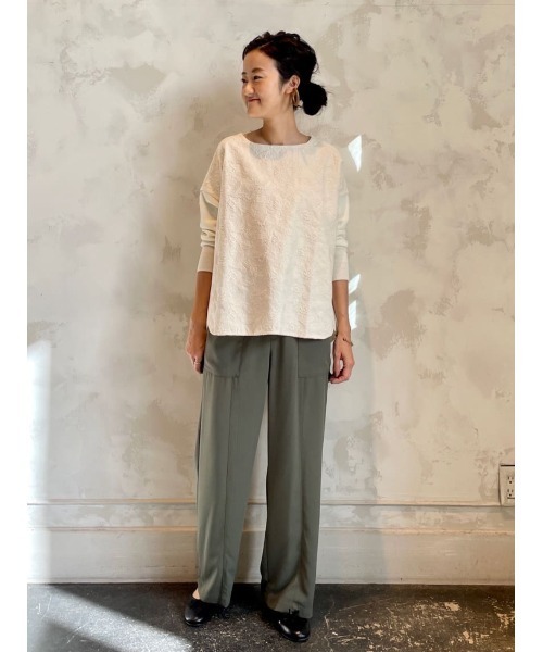 BEARDSLEY（ビアズリー）の「トロミベイカーパンツ（その他パンツ・レディース・カーキ/ブラック・FREE）」の21枚目の写真