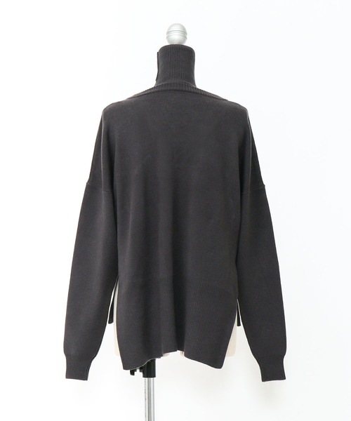 AS KNOW AS PINKY(アズノゥアズピンキー)の「着まわしてセパレートプルオーバー(ニット/セーター・レディース・ブルーグリーン/チャコールグレー/オレンジ/オフホワイト/ライトブルー/ピンクベージュ・FREE)」の21枚目の写真