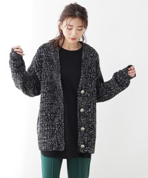 SHOO・LA・RUE | ざっくり編みニットカーディガン(カーディガン/ボレロ)