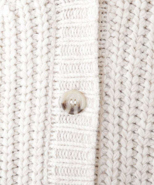 SHOO・LA・RUE（シューラルー）の「◆ざっくり編みニットカーディガン（カーディガン/ボレロ・レディース・ブラック系3/アイボリー系3/ピンク系・00）」の15枚目の写真