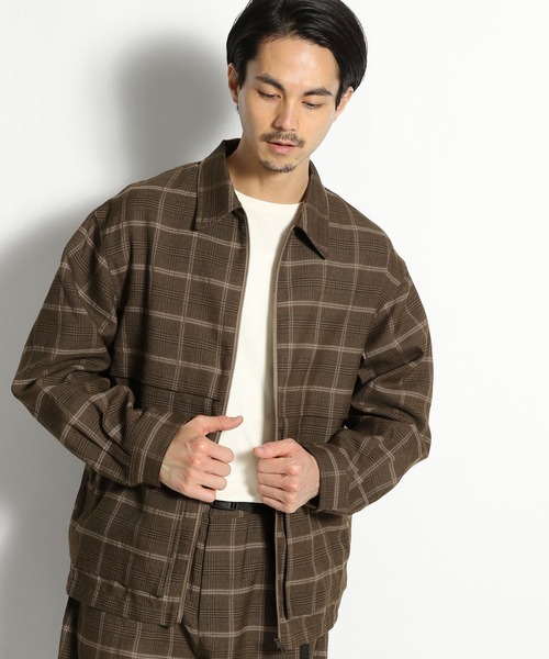 niko and...（ニコアンド）の「スマートテックショートブルゾン（その他アウター・メンズ・ネイビー/ブラウン/グレー/パープル・MEDIUM/LARGE）」の14枚目の写真