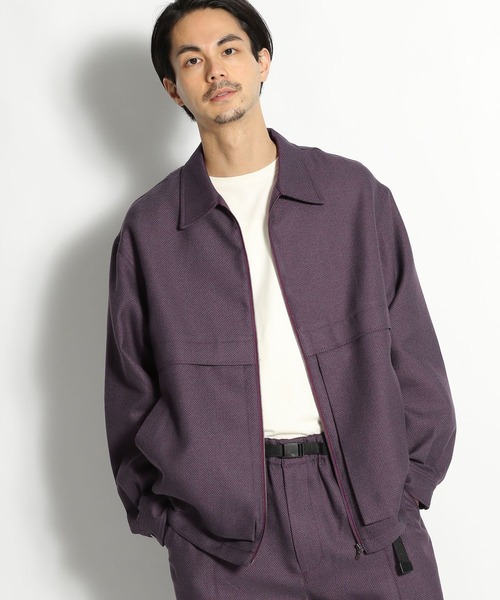 niko and...（ニコアンド）の「スマートテックショートブルゾン（その他アウター・メンズ・ネイビー/ブラウン/グレー/パープル・MEDIUM/LARGE）」の16枚目の写真