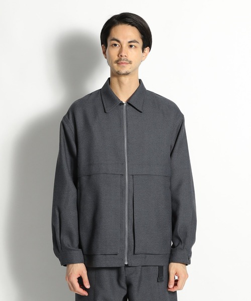 niko and...（ニコアンド）の「スマートテックショートブルゾン（その他アウター・メンズ・ネイビー/ブラウン/グレー/パープル・MEDIUM/LARGE）」の17枚目の写真