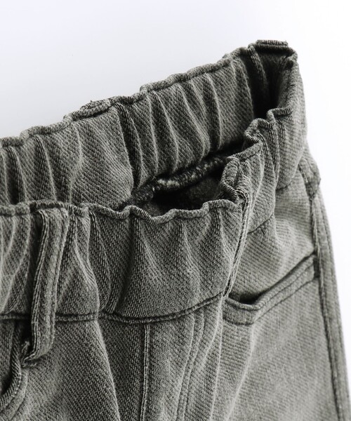 BRANSHES(ブランシェス)の「【あったか 】デニムニット裏起毛ロングパンツ(デニムパンツ・キッズ・ネイビー/ブルー/ブラック・100/120/90/130/150/110/140)」の6枚目の写真