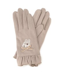 DRESKIP | ◆【シアバター加工】 ウサギ刺繍グローブ(手袋)