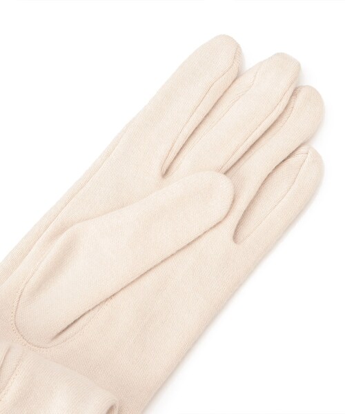 DRESKIP（ドレスキップ）の「◆【シアバター加工】 ウサギ刺繍グローブ（手袋・レディース・ネイビー/ライトベージュ/サンドベージュ/グレー・00）」の6枚目の写真