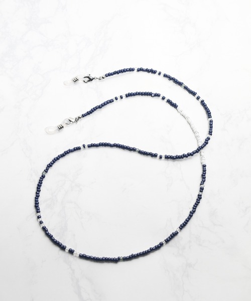 B.I.D.（ビーアイディー）の「《ガラスビーズ》3WAYマスクコード（マスク・レディース・レッド/グリーン/ブラック/ホワイト/ネイビー/ブラック系その他・FREE）」の5枚目の写真