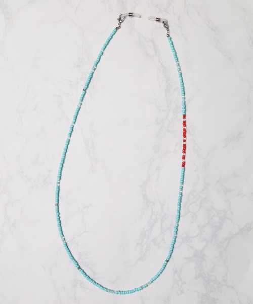 B.I.D.（ビーアイディー）の「《ガラスビーズ》3WAYマスクコード（マスク・レディース・レッド/グリーン/ブラック/ホワイト/ネイビー/ブラック系その他・FREE）」の18枚目の写真