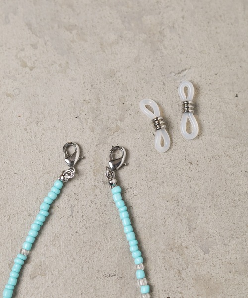 B.I.D.（ビーアイディー）の「《ガラスビーズ》3WAYマスクコード（マスク・レディース・レッド/グリーン/ブラック/ホワイト/ネイビー/ブラック系その他・FREE）」の11枚目の写真