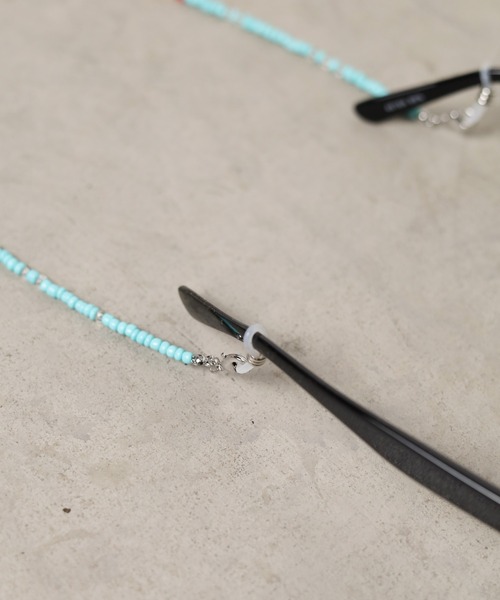 B.I.D.（ビーアイディー）の「《ガラスビーズ》3WAYマスクコード（マスク・レディース・レッド/グリーン/ブラック/ホワイト/ネイビー/ブラック系その他・FREE）」の7枚目の写真