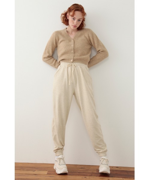 SLY（スライ）の「Sly Skin FLUFFY JQ V/N/C/D Vネック カーディガン（ルームウェア/パジャマ・レディース・ライトベージュ/ターコイズブルー・FREE）」の4枚目の写真