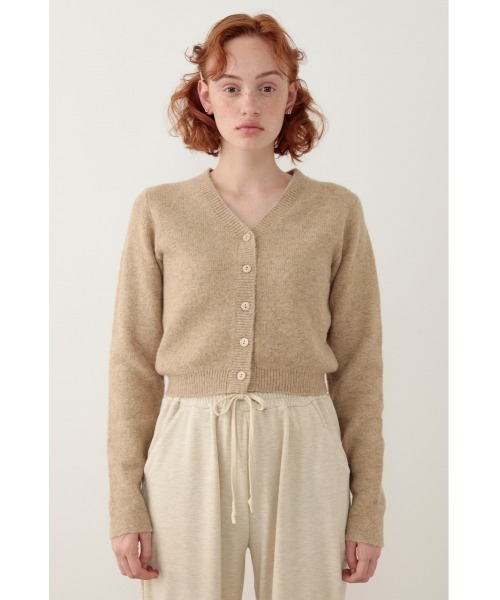 SLY（スライ）の「Sly Skin FLUFFY JQ V/N/C/D Vネック カーディガン（ルームウェア/パジャマ・レディース・ライトベージュ/ターコイズブルー・FREE）」の5枚目の写真