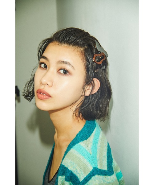 SLY（スライ）の「Sly Skin FLUFFY JQ V/N/C/D Vネック カーディガン（ルームウェア/パジャマ・レディース・ライトベージュ/ターコイズブルー・FREE）」の18枚目の写真