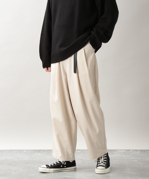 RAGEBLUE（レイジブルー）の「TRストレッチ/2タックバルーンワイドパンツ/259257（スラックス・メンズ・ライトブルー/ブラック/グレー/オフホワイト/グリーン系その他・SMALL/MEDIUM/LARGE）」の18枚目の写真