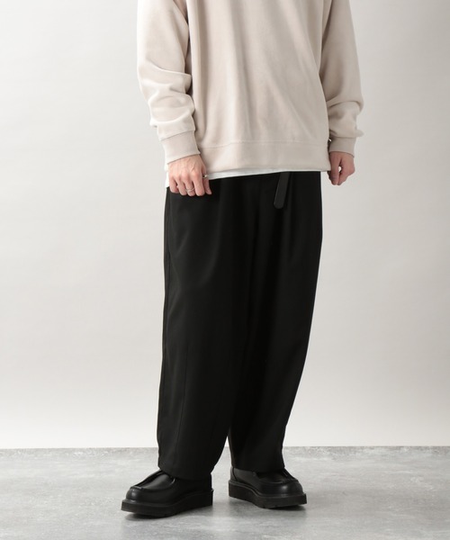 RAGEBLUE（レイジブルー）の「TRストレッチ/2タックバルーンワイドパンツ/259257（スラックス・メンズ・ライトブルー/ブラック/グレー/オフホワイト/グリーン系その他・SMALL/MEDIUM/LARGE）」の7枚目の写真