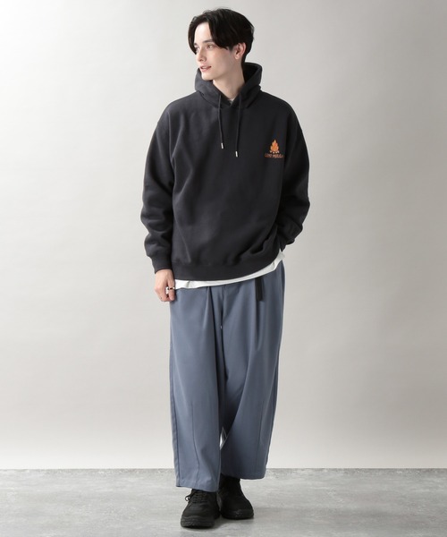 RAGEBLUE（レイジブルー）の「TRストレッチ/2タックバルーンワイドパンツ/259257（スラックス・メンズ・ライトブルー/ブラック/グレー/オフホワイト/グリーン系その他・SMALL/MEDIUM/LARGE）」の8枚目の写真