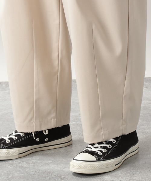 RAGEBLUE（レイジブルー）の「TRストレッチ/2タックバルーンワイドパンツ/259257（スラックス・メンズ・ライトブルー/ブラック/グレー/オフホワイト/グリーン系その他・SMALL/MEDIUM/LARGE）」の9枚目の写真