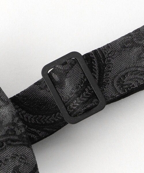 green label relaxing（グリーンレーベルリラクシング）の「＜green label relaxing＞ジャカード ペイズリー ボウタイ/蝶ネクタイ（蝶ネクタイ・メンズ・ブラック・FREE）」の6枚目の写真