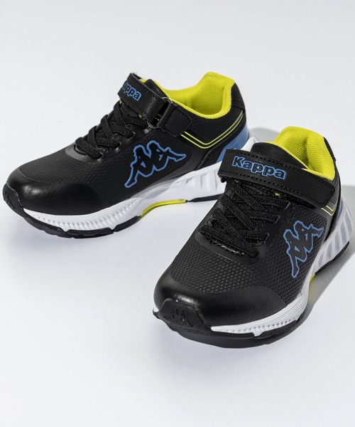 Kappa(カッパ)の「【JUNIOR】Kappa(カッパ)LOGO FASTERPU EV KID SHOES(スニーカー・キッズ・ブラック/ネイビー・31/28/29/34/30/33/32/35)」の2枚目の写真