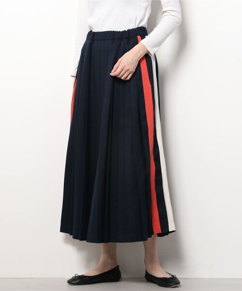 bedsidedrama（ベットサイドドラマ）の「【SAMVA】Line Pleats Skirt（スカート・レディース・ネイビー/ブラック・1）」の17枚目の写真