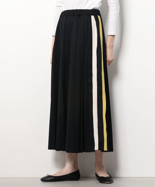 bedsidedrama（ベットサイドドラマ）の「【SAMVA】Line Pleats Skirt（スカート・レディース・ネイビー/ブラック・1）」の20枚目の写真