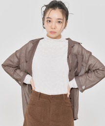 シースルーカラーシャツ