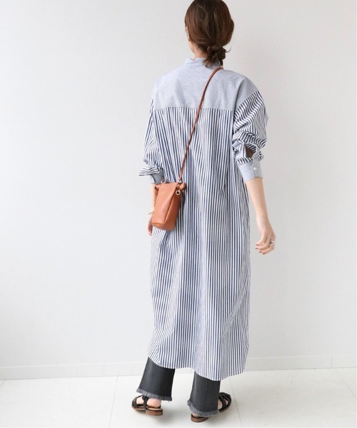 JOURNAL STANDARD relume(ジャーナルスタンダード レリューム)の「50ブロードシャツワンピース◆(シャツワンピース・レディース・パープル/ネイビー/ブルー・FREE)」の6枚目の写真