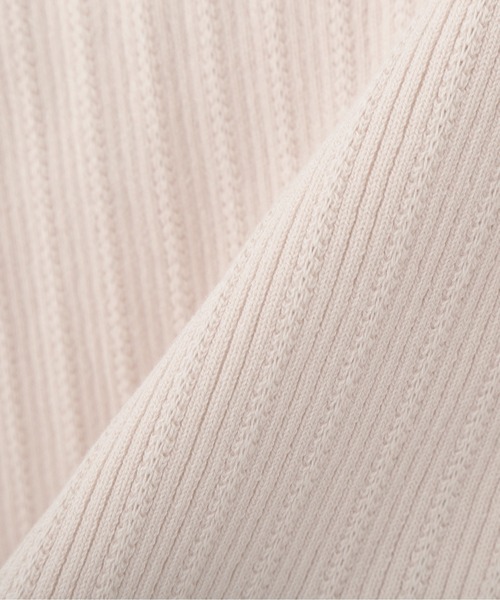 PROPORTION BODY DRESSING（プロポーションボディドレッシング）の「ハートカットランダムリブマトンスリーブ / 1212170202（ニット/セーター・レディース・ライトグリーン/オフホワイト/パープル・MEDIUM/SMALL）」の11枚目の写真