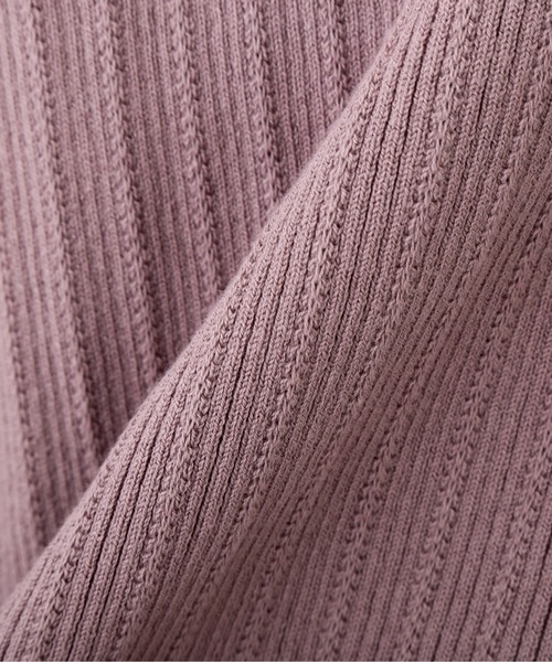 PROPORTION BODY DRESSING（プロポーションボディドレッシング）の「ハートカットランダムリブマトンスリーブ / 1212170202（ニット/セーター・レディース・ライトグリーン/オフホワイト/パープル・MEDIUM/SMALL）」の13枚目の写真