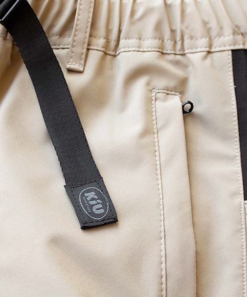 KiU（キウ）の「ウォータープルーフ フィッシングショーツ（カーゴパンツ・メンズ・カーキ/ベージュ/ブラック・MEDIUM/LARGE/X-LARGE）」の6枚目の写真
