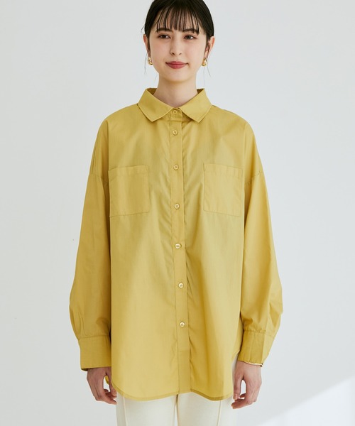 vis-`a-vis（ビサビ）の「【WEB限定】エステルコットンオーバーサイズ