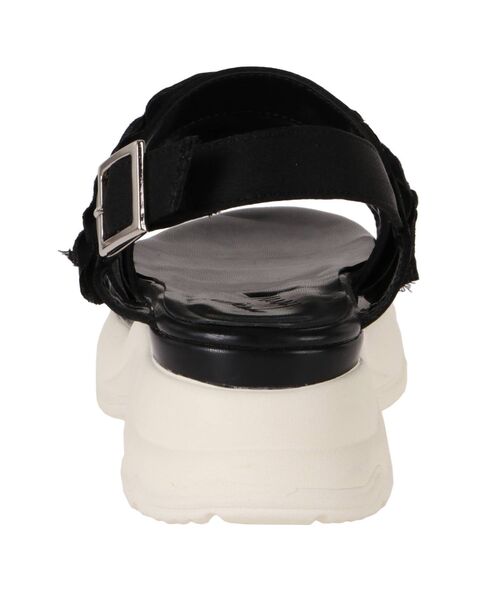 merry jenny（メリージェニー）の「チュールフリルスニーカーサンダル（サンダル・レディース・ブラック/ピンク/アイボリー・MEDIUM/LARGE）」の14枚目の写真