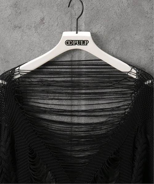 トップス sulvam 22ss YARN LONG SLEEVE KNIT sulvam 22ss Yarn long sleeve knit