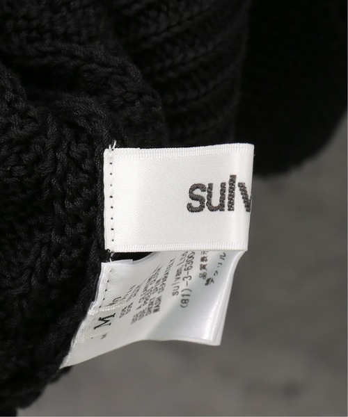 sulvam(サルバム)の「【SULVAM / サルバム】YARN LONGSLEEVE KNIT(ニット/セーター・メンズ・ブラック・MEDIUM)」の10枚目の写真