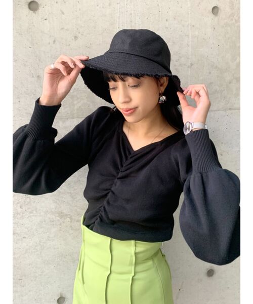 EMODA（エモダ）の「フリンジバケットハット（ハット・レディース・ブラック/ベージュ/その他・FREE）」の16枚目の写真