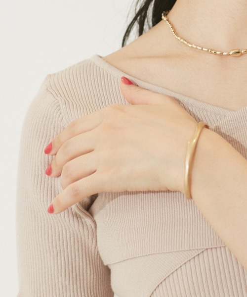 JILL by JILL STUART（ジルバイジルスチュアート）の「◇メタルブレス（ブレスレット・レディース・シルバー/ゴールド・FREE）」の2枚目の写真