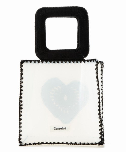 Casselini（キャセリーニ）の「Casselini(キャセリーニ)PVCモチーフミニバッグ（ハンドバッグ・レディース・ブラック/ブルー/ラベンダー・FREE）」の8枚目の写真