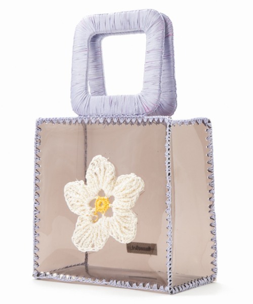 Casselini（キャセリーニ）の「Casselini(キャセリーニ)PVCモチーフミニバッグ（ハンドバッグ・レディース・ブラック/ブルー/ラベンダー・FREE）」の5枚目の写真