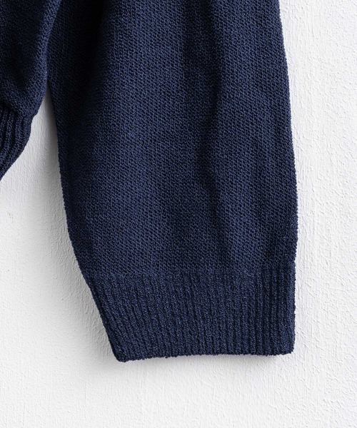 euan.(ユアン)の「euan. シアー オーバーサイズ メッシュ クルーネックニット(ニット/セーター・メンズ・ネイビー/グリーン/ブラック×ホワイト・M/L)」の7枚目の写真