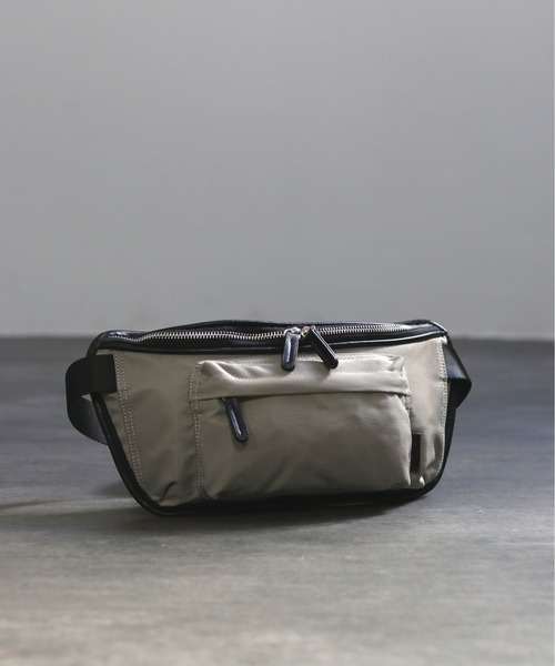 GUSCIO UOMO（グッシオ ウォーモ）の「【グッシオ ウォーモ】カジュアル ウエストポーチ　ボディバッグ（ボディバッグ/ウエストポーチ・メンズ・ブラック/グレー/カーキ・FREE）」の4枚目の写真