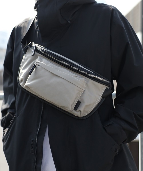 GUSCIO UOMO（グッシオ ウォーモ）の「【グッシオ ウォーモ】カジュアル ウエストポーチ　ボディバッグ（ボディバッグ/ウエストポーチ・メンズ・ブラック/グレー/カーキ・FREE）」の22枚目の写真