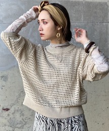 deux amour | メッシュトップス(Tシャツ/カットソー)