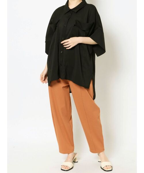 COTORICA（コトリカ）の「【THE DAYZ TOKYO】コクーンシルエットパンツ（その他パンツ・レディース・ブラック/オレンジ・SMALL/MEDIUM）」の8枚目の写真