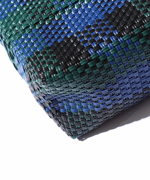 OJO DE MEX（オホデメックス）の「OJO DE MEX/オホデメックス Plastico CAGO Tote Check S カゴバッグ チェック（かごバッグ・レディース・ブラック系・ONE SIZE）」の11枚目の写真