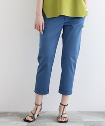 INDIVI（インディヴィ）の「◆【洗える】ハイストレッチ　ロールアップサテンパンツ（その他パンツ）」