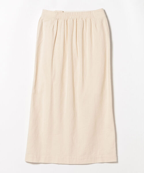 BEAMS HEART（ビームスハート）の「BEAMS HEART / リネン混 ラップ風スカート（スカート・レディース・ホワイト系その他5/オリーブ/オレンジ系その他6・MEDIUM/SMALL）」の22枚目の写真