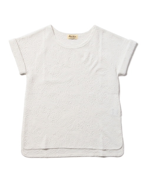 BEAMS LIGHTS Women's（ビームスライツ ウィメンズ）の「Anisha / ジョセリンT（Tシャツ/カットソー・レディース・ホワイト/ネイビー・FREE）」の12枚目の写真