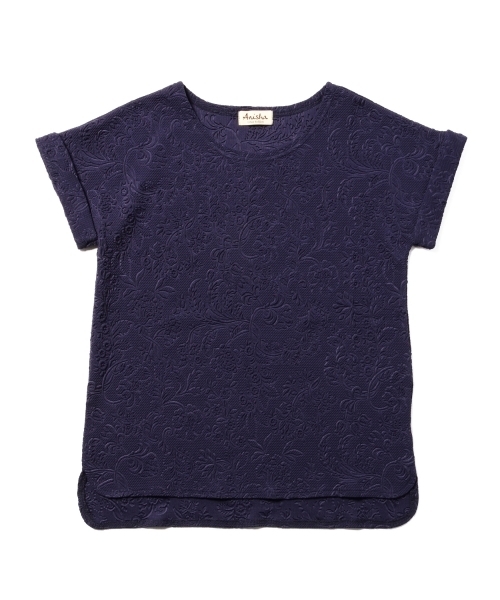 BEAMS LIGHTS Women's（ビームスライツ ウィメンズ）の「Anisha / ジョセリンT（Tシャツ/カットソー・レディース・ホワイト/ネイビー・FREE）」の13枚目の写真