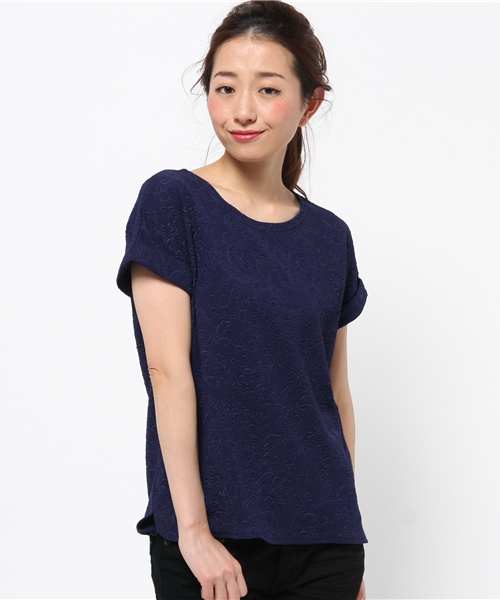 BEAMS LIGHTS Women's（ビームスライツ ウィメンズ）の「Anisha / ジョセリンT（Tシャツ/カットソー・レディース・ホワイト/ネイビー・FREE）」の11枚目の写真